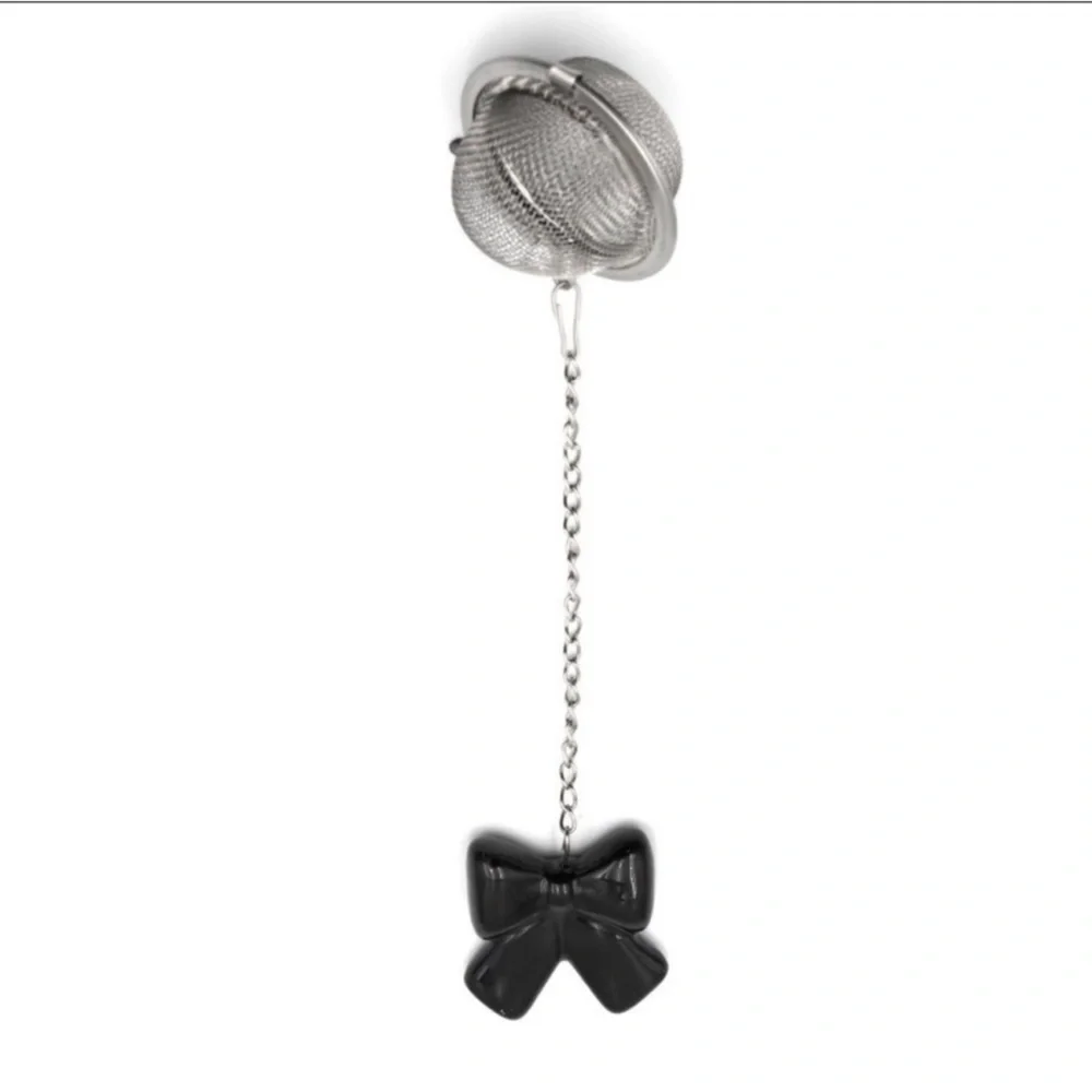 3 for $15 SALE Target Bullseye Playground Black Bow Tea Steeper, Coquette